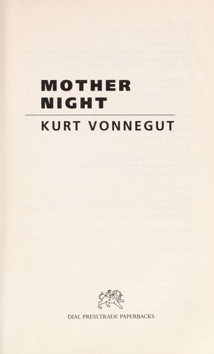 Mother night cover